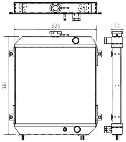 Radiateur eau pour - radiateur,