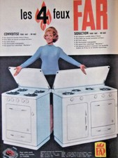 PRESS ADVERTISEMENT 1960 GAS COOKER 4 LIGHT COVETOUS SEDUCTION ALL GAS FAR 