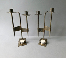 paire de chandeliers à 3