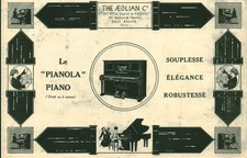 Publicité ancienne le Pianola