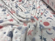 Tissu polaire doudou imprimé