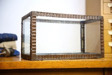 Antique Art Deco Brass Terrarium Aquarium fish tank Garden Plant RARE VTG