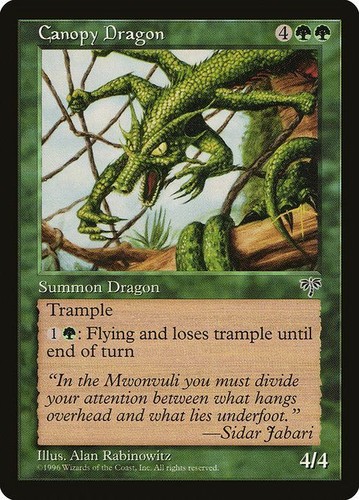 Mtg canopy dragon - -,