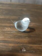 Signed Baccarat Crystal Small Bird (i8) Figure
