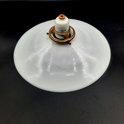 Ancien abat jour opaline - abat,