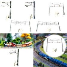 Poteau électrique pour décor de train miniature à l'échelle HO 1:87,