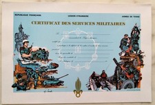 LÉGION ÉTRANGÈRE~CERTIFICAT