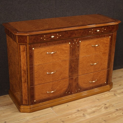 Commode meuble bois style
