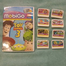 Lot of 9 Mobigo Game Cartridges. Toy story 3 with case. Read description 