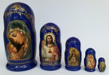 RARE sublimes 5 POUPEES RUSSES