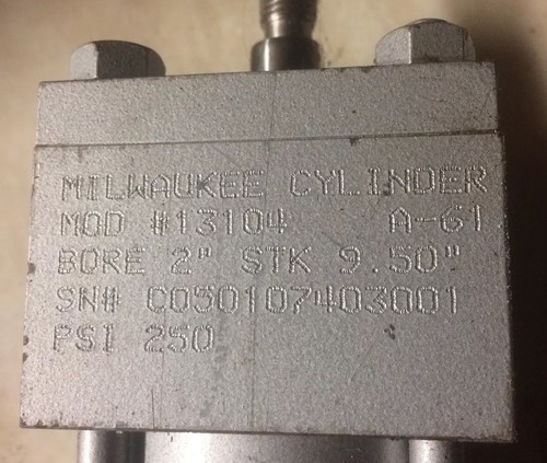 Milwaukee cylinder 61 - milwaukee, a-61