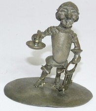 Sculpture en étain Michel Laude small soldier vintage