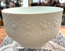 Vintage 70’s Rosenthal Studio Line Fantasy Large White Salad Bowl Bjorn Wiinblad