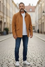 Veste En Daim Synthétique