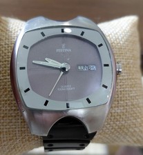 RETRO BEAUTIFUL SPORT BIG 42mm ST.STEEL MEN'S QUARTZ WATCH "FESTINA"PROFESSIONAL