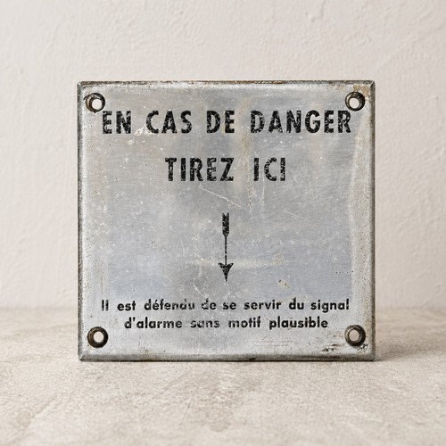 Plaque murale sécurité - plaque,