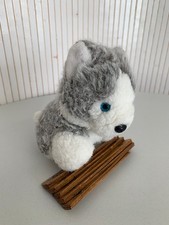 Peluche Chiot Husky Vintage