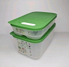 Tupperware Set Of 2 FridgeSmart VentSmart 1.8L & 4.4L Fridge Storage 