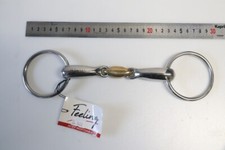 Mors Cheval 2 anneaux Anatomic double brisure en Cyprium FEELING 600279145 145mm
