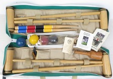 Vintage Forster Croquet Complete Set 1986-7 USA in Canvas Case