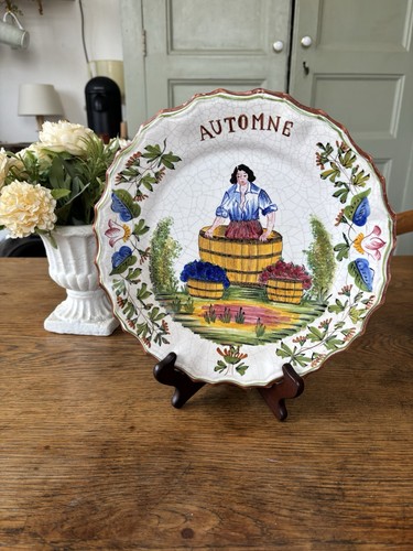 Assiette murale vintage - assiette,