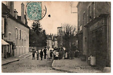 Old postcard 21 - PONTAILLER SUR SAONE (Côte d'Or) - Grande Rue (animate, trade)