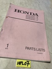 Honda SS50ZK1 B H F liste