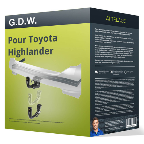 Attelage pour toyota - attelage,