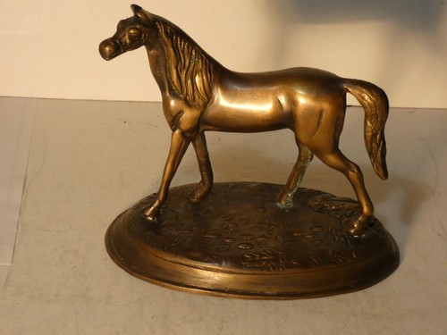 Sculpture cheval bronze - sculpture,