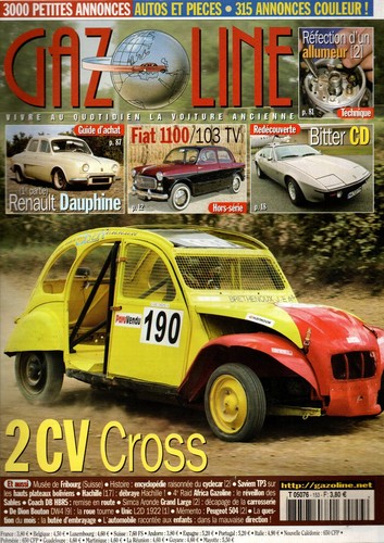 Gazoline n0152 2cv cross - n0152,