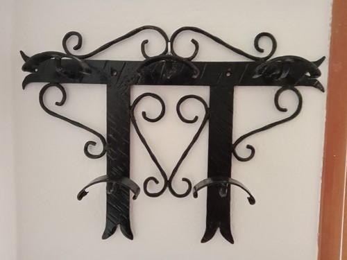 Ancien porte manteau mural - , 5