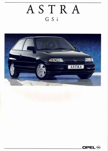 Catalogue brochure opel astra - opel,