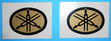 VINTAGE ORIGINAL STICKER DECAL STICKER YAMAHA SET 2 PCS MA3765