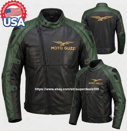 Moto guzzi motorbike - guzzi, leather