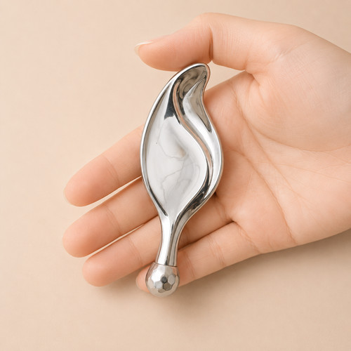 Stainless steel gua sha tool - stainless,