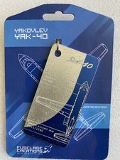 FUSELAGE CREATIONS YAKOVLEV YAK 40 COMBO TAG RARE !!!