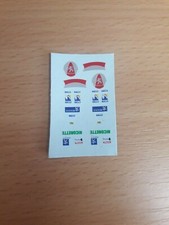 décalc décoration pilote co-pilote combinaison et casque Peugeot  1/43 