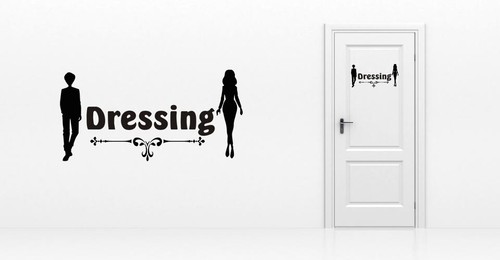 Sticker dressing couple - -,