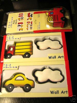 Jumbo room decals fire truck - room,