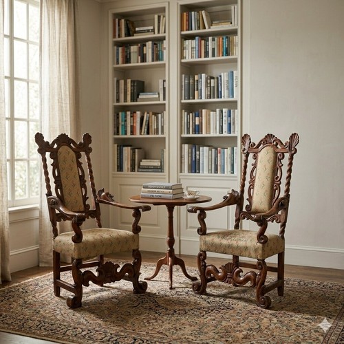 Fauteuils baroque anciens - baroque,