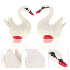 1 paire de cygne blanc