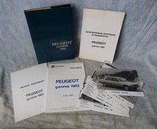 #Automobilia# Automobiles Peugeot - Dossier Gamme 1982 (104, 305, 504, 505)