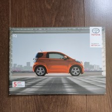 Toyota iQ 2012-2014 UK Market Sales Brochure iQ2 & iQ3