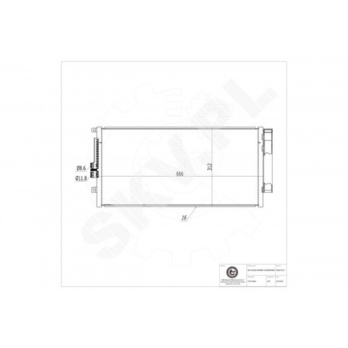 Pour fiat 500 - 500, condensateur