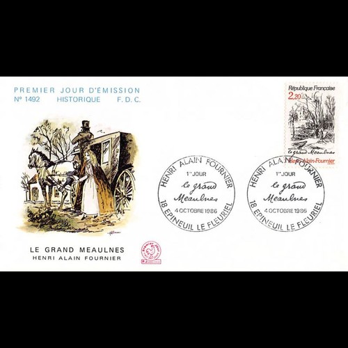 Fdc 1492 henri alain - fdc,