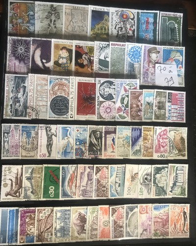 France timbres 1970 1979 - france,
