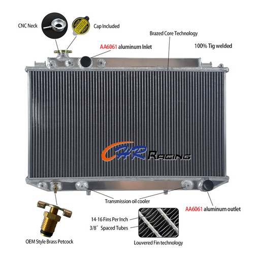 Rows aluminum radiator for - aluminum,