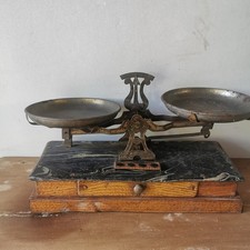 Ancienne Petite Balance Jouet Ancien En Tôle / Réf A339