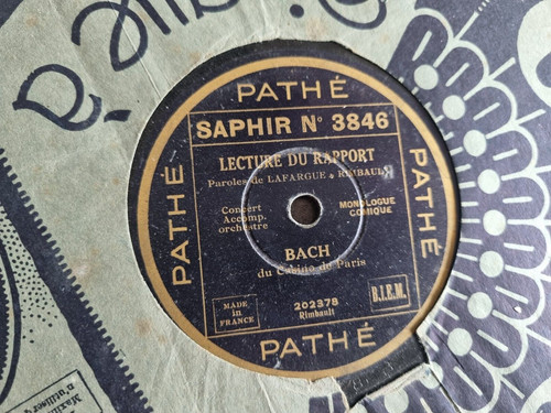Disque ancien pour gramophone - disque,