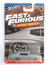 MINIATURE HOT WHEELS FAST & FURIOUS  DOMINIC TORETTO 1/64 CHEVELLE SS 1970